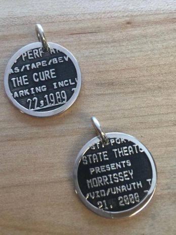 Custom Ticket Stub Pendant