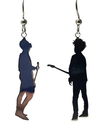 Fan Art Robert Smith & Simon Gallup Earrings