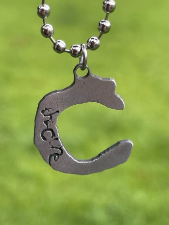 Fan Art the Cure New 2023 letter C necklace aluminum