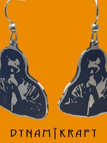 In Orange Concert RS Earrings Aluminum Handmade